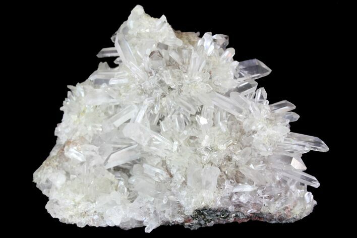 Quartz Crystal Cluster with Pyrite - Peru #138151